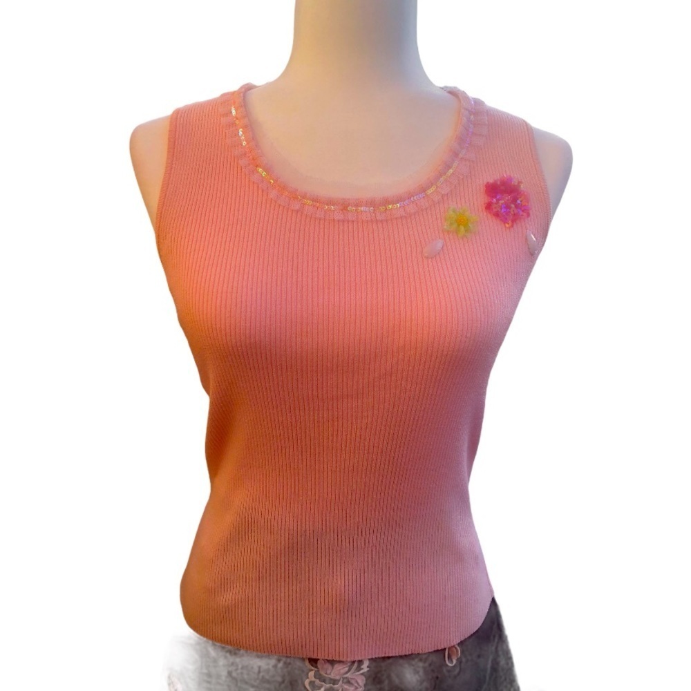 Cynthia Steffe Pink knit top